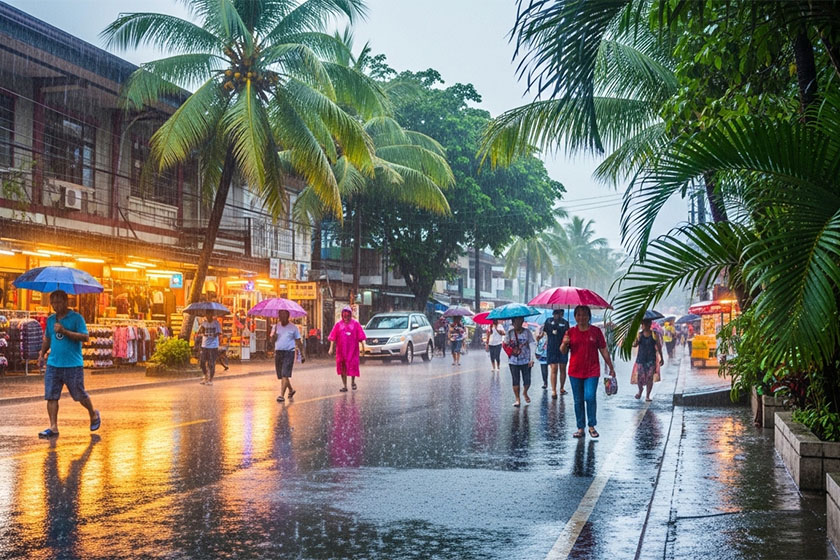 フィリピンの雨季にはどのような天気が続く?乾季との違いも解説