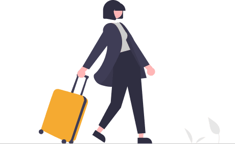 留学して１か月目のイメージイラスト