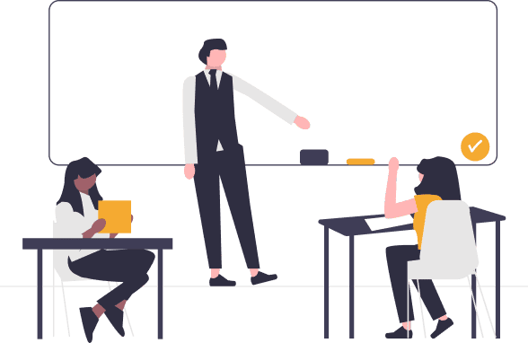 留学して3か月目のイメージイラスト